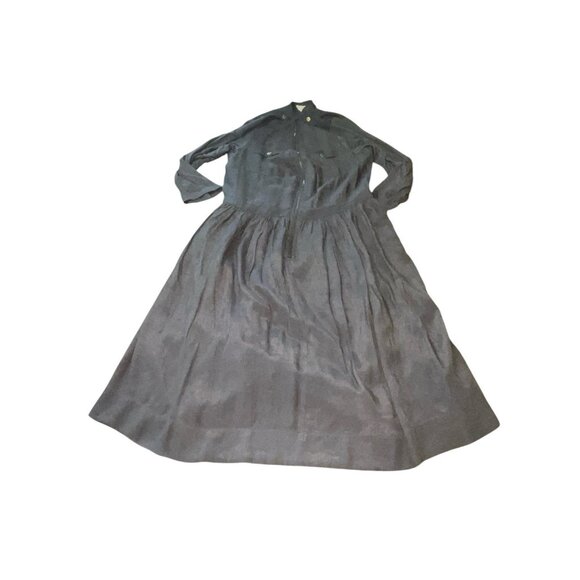 Parameter ANTHROPOLOGIE Womens 8 Green Long Sleeve Zip Front Gray D'Armee Dress - Picture 7 of 14